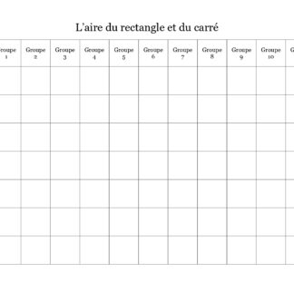Grandeurs et mesures